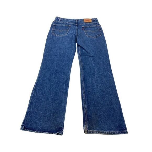 Vintage Levi’s 517 Boot Cut Jeans Red Tab Jeans Size 36x32 100% cotton L@@K - Picture 3 of 13